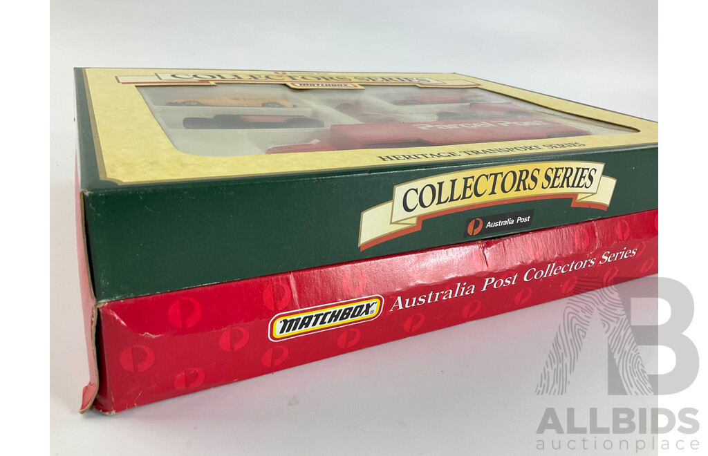 Two Matchbox Australia Post Collectors Heritage Transport Series Sets