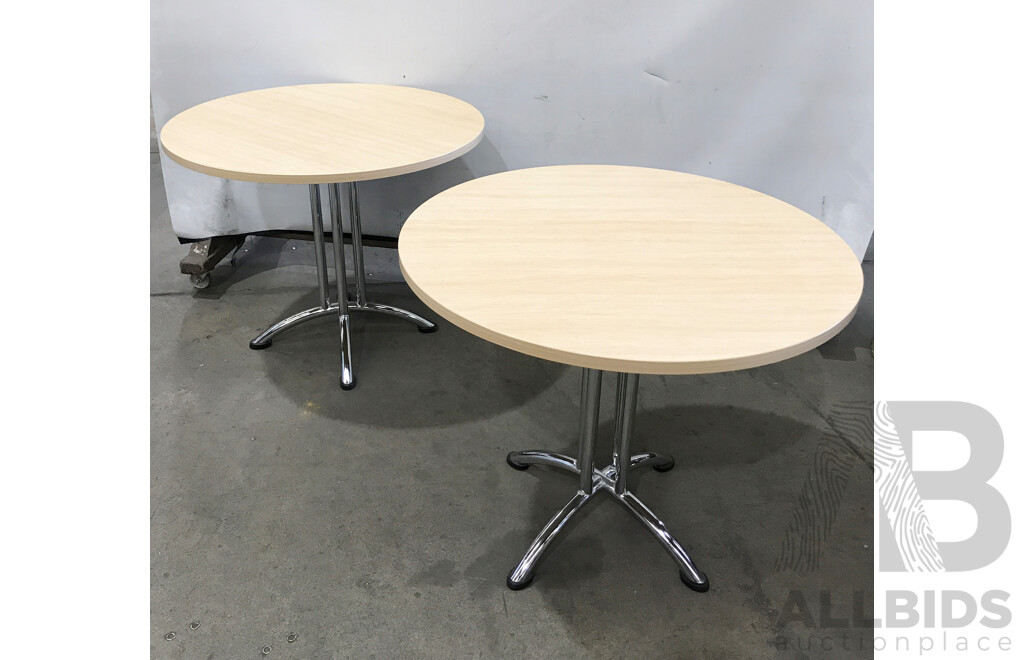 IOF Round Office Tables - Lot of 2