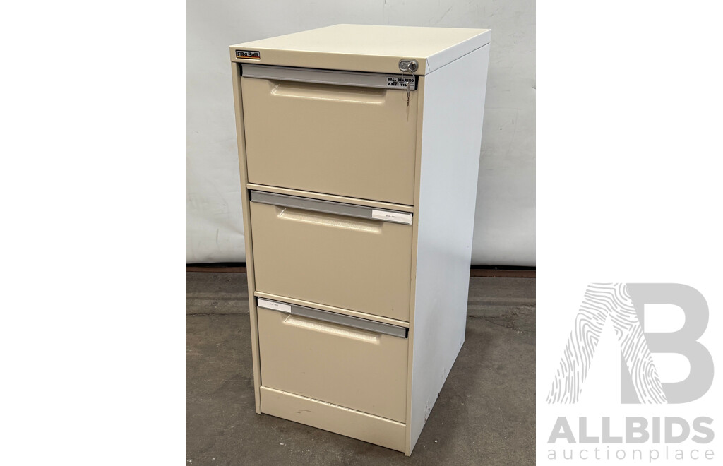 Elite Built 3 Drawer Filing Cabinet