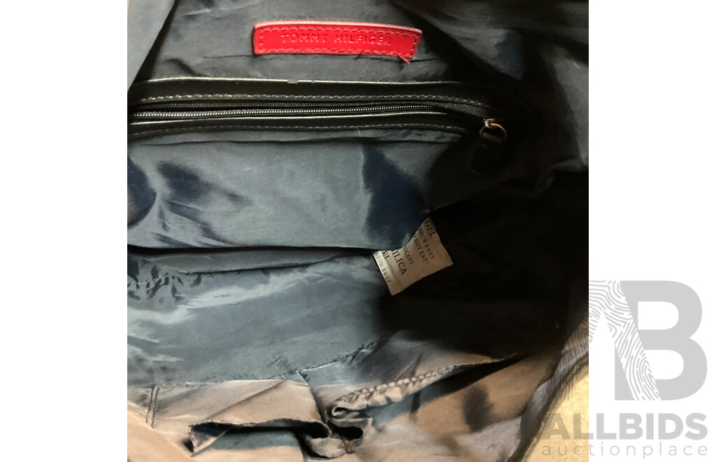 TOMMY HILGER Monogram & Black Shoulder Bag - Lot of 2