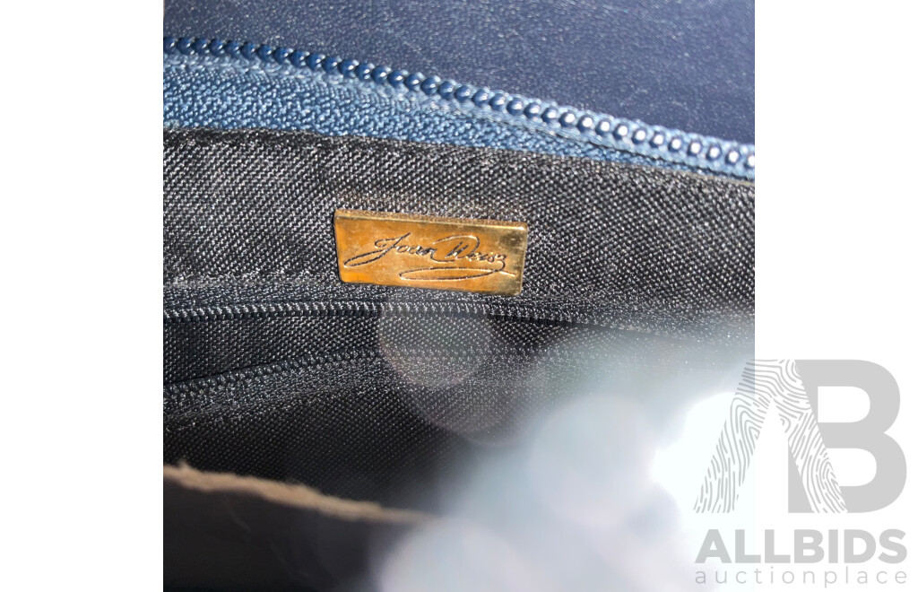 Goldcrest Chic Crossbody Bag with Handle & Joan Weisz Navy Handbag & Piper Black Crossbody Bag - Lot of 3