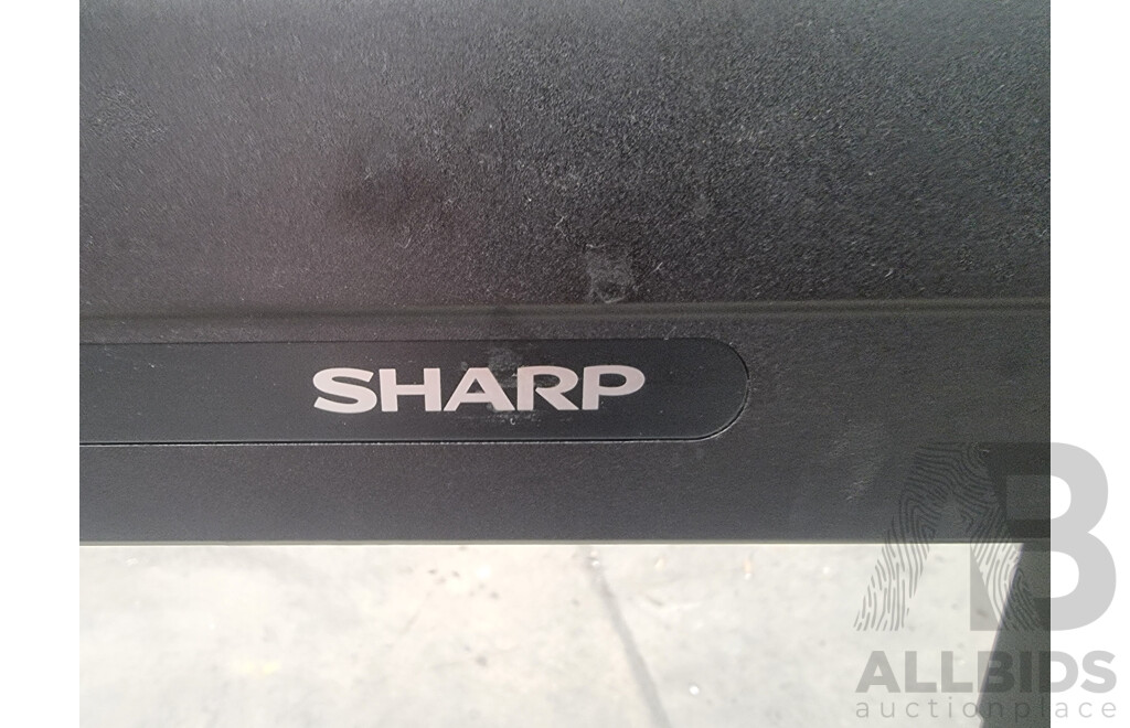 Sharp (PN-70SC3) 70-Inch Interactive Whiteboard Monitor Mounted on Ultralift Australia Wheeled Stand