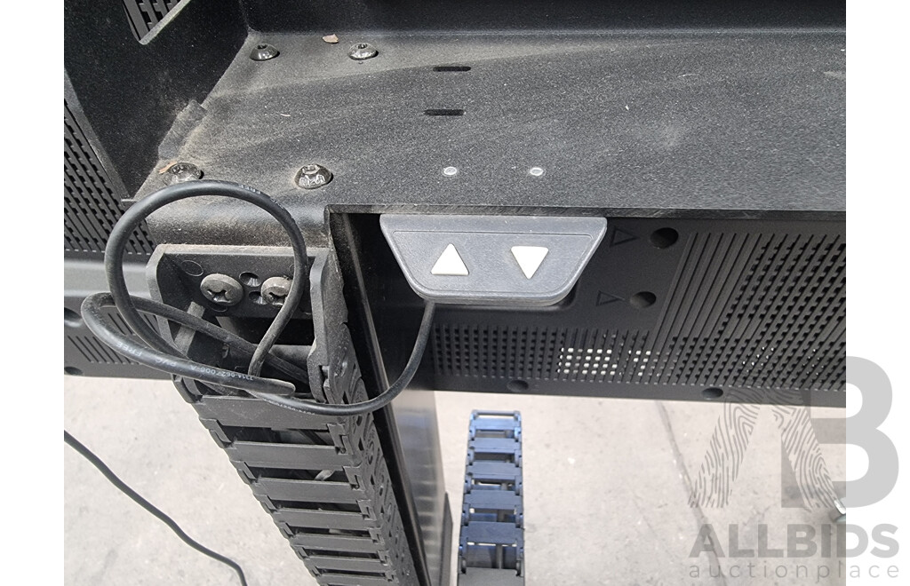 Sharp (PN-70SC3) 70-Inch Interactive Whiteboard Monitor Mounted on Ultralift Australia Wheeled Stand