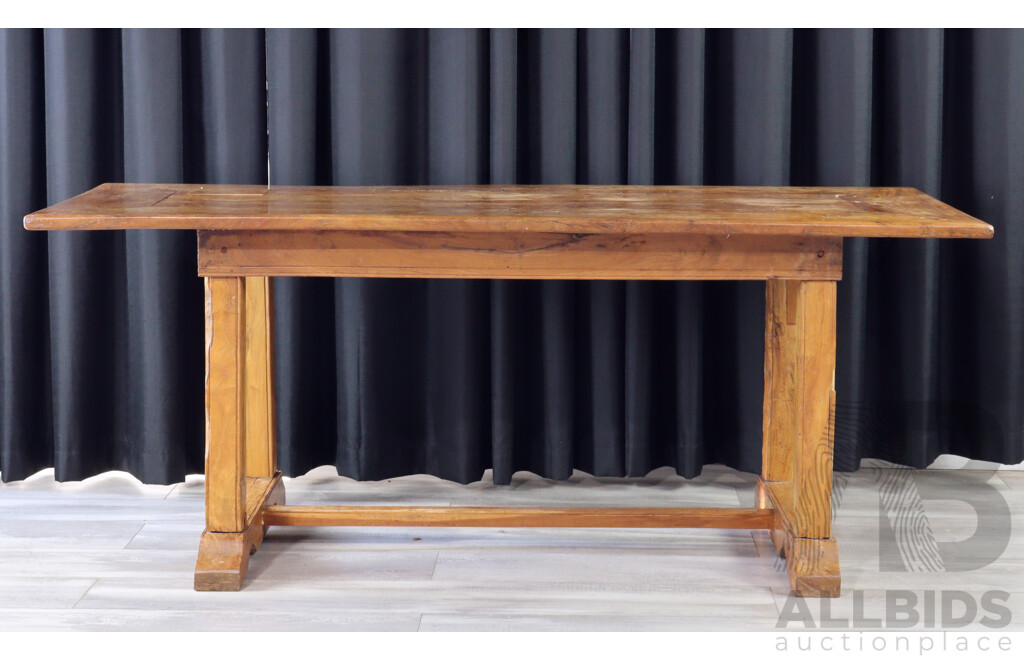 Rustic Elm Dining Table