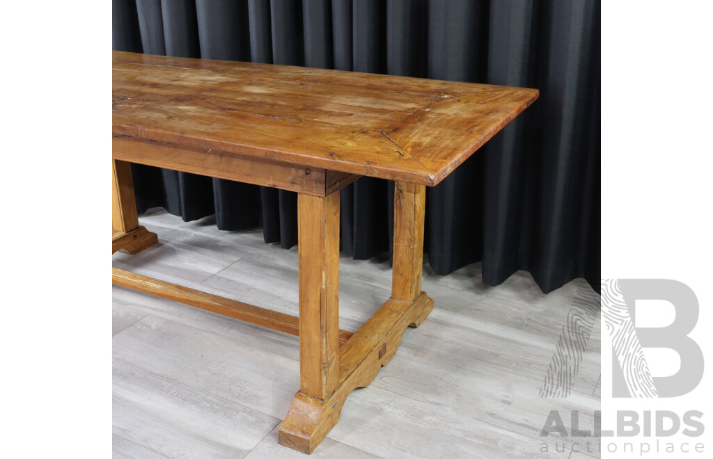 Rustic Elm Dining Table