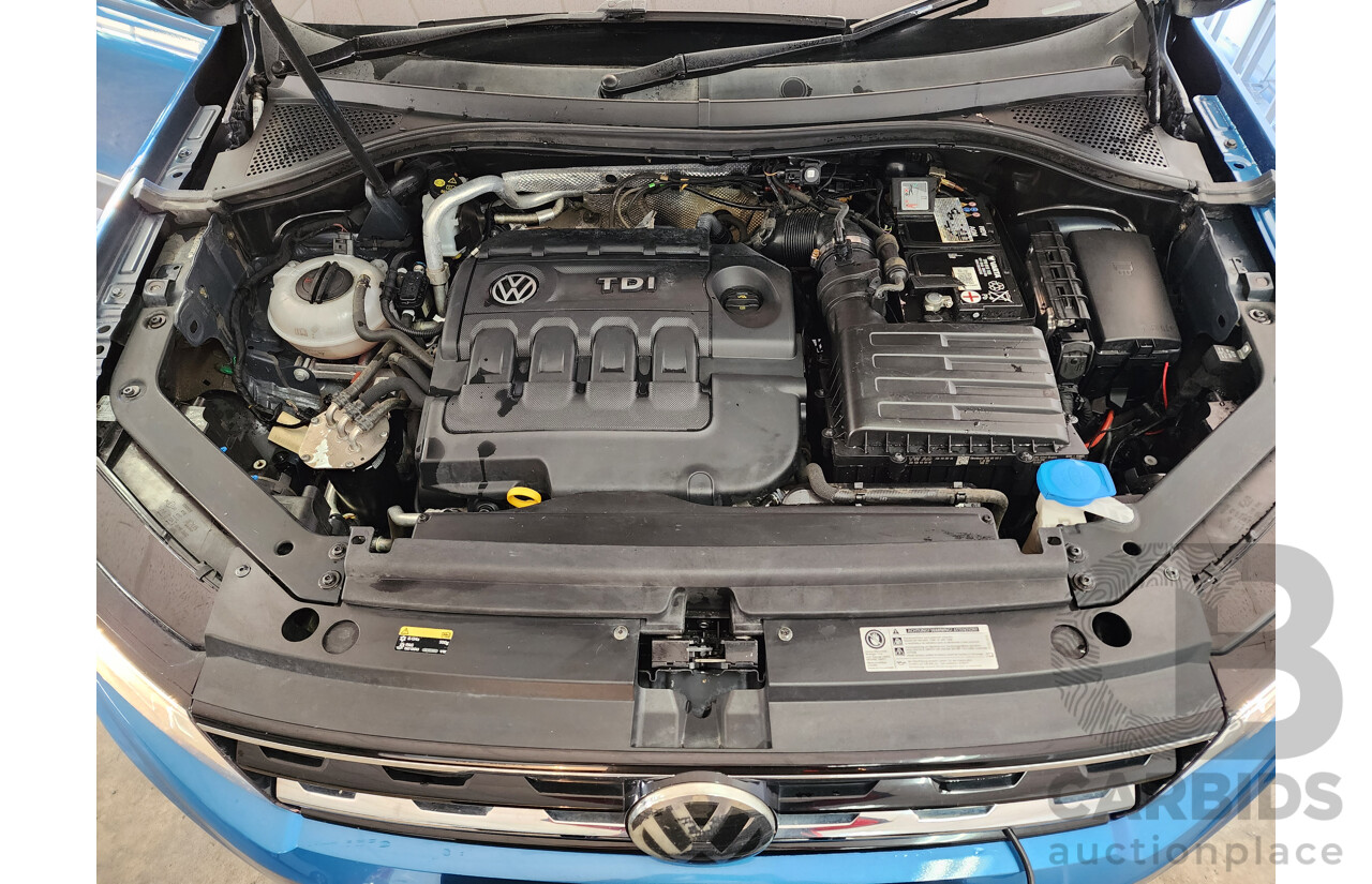 12/2016 Volkswagen Tiguan 110 TDI Comfortline 5NA MY16 4d Wagon Blue 2.0L