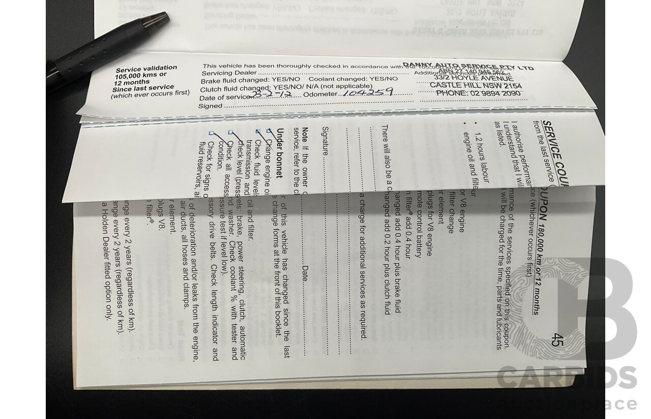 9/2006 Holden Calais VE 4d Sedan Sandstorm Gold Metallic V6 3.6L