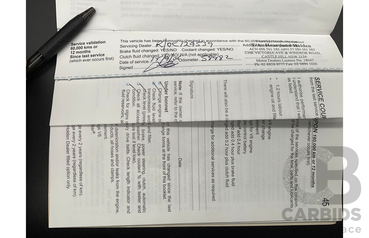 9/2006 Holden Calais VE 4d Sedan Sandstorm Gold Metallic V6 3.6L