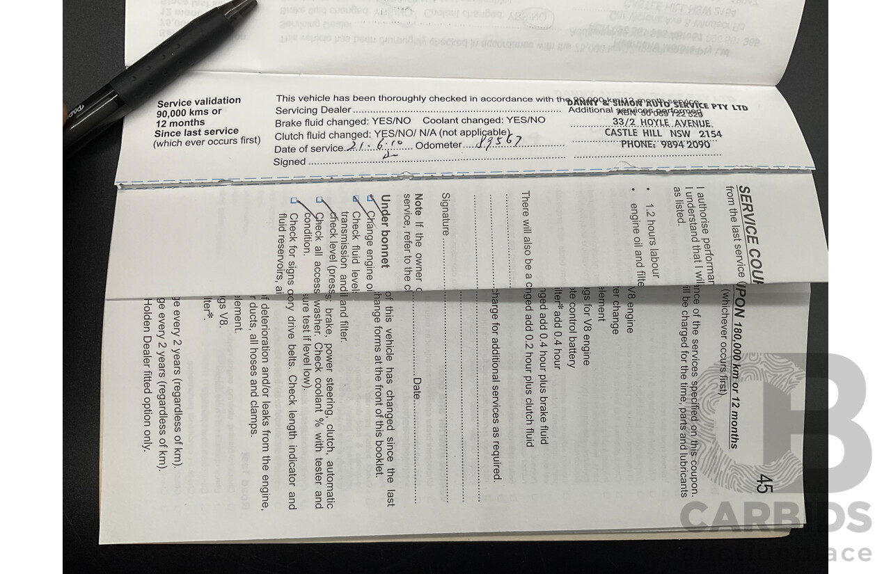 9/2006 Holden Calais VE 4d Sedan Sandstorm Gold Metallic V6 3.6L