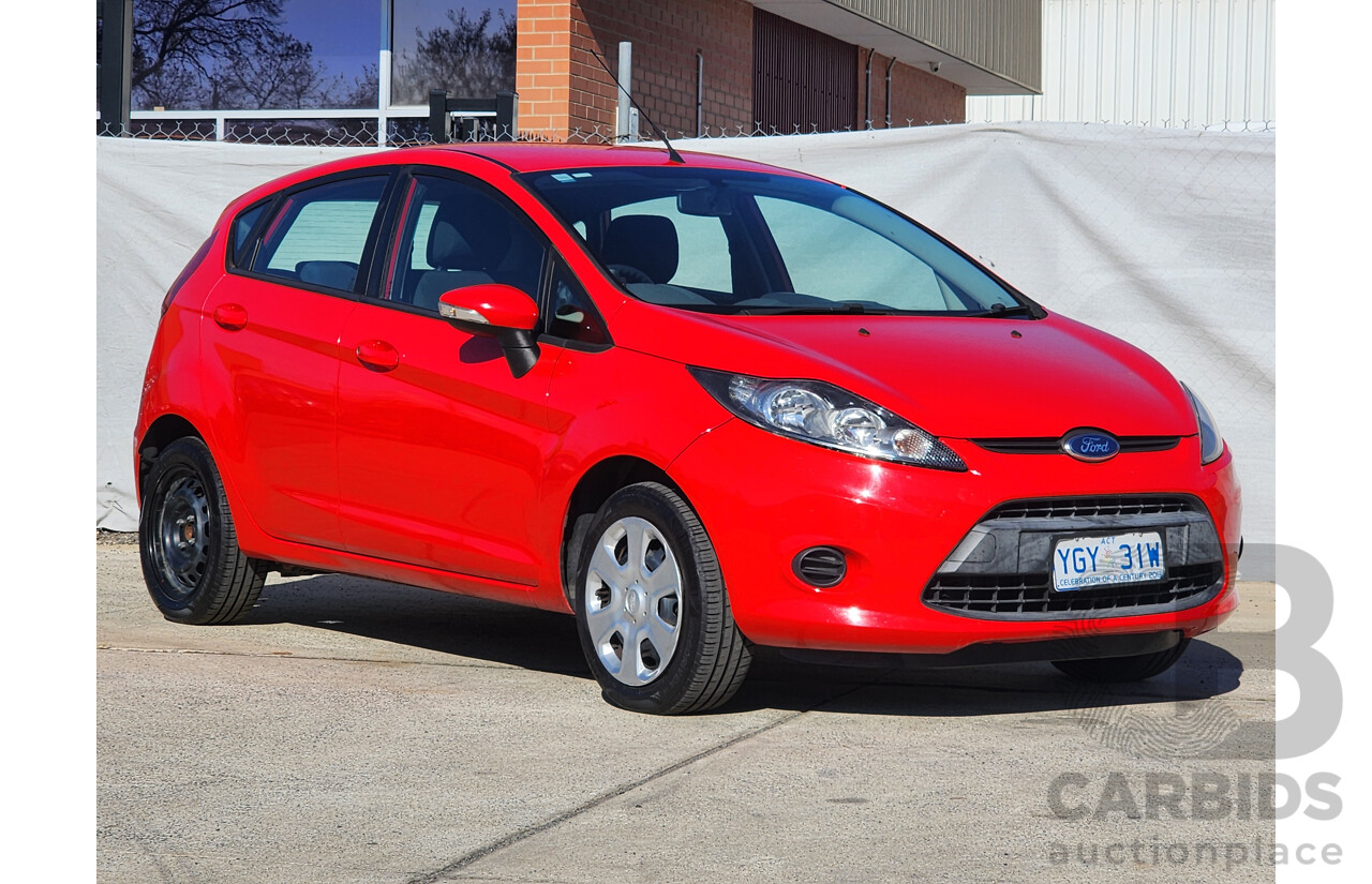 9/2010 Ford Fiesta CL WS 5d Hatchback Red 1.6L