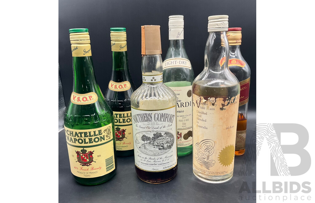 Assorted Vintage Spirits - Lot of 6