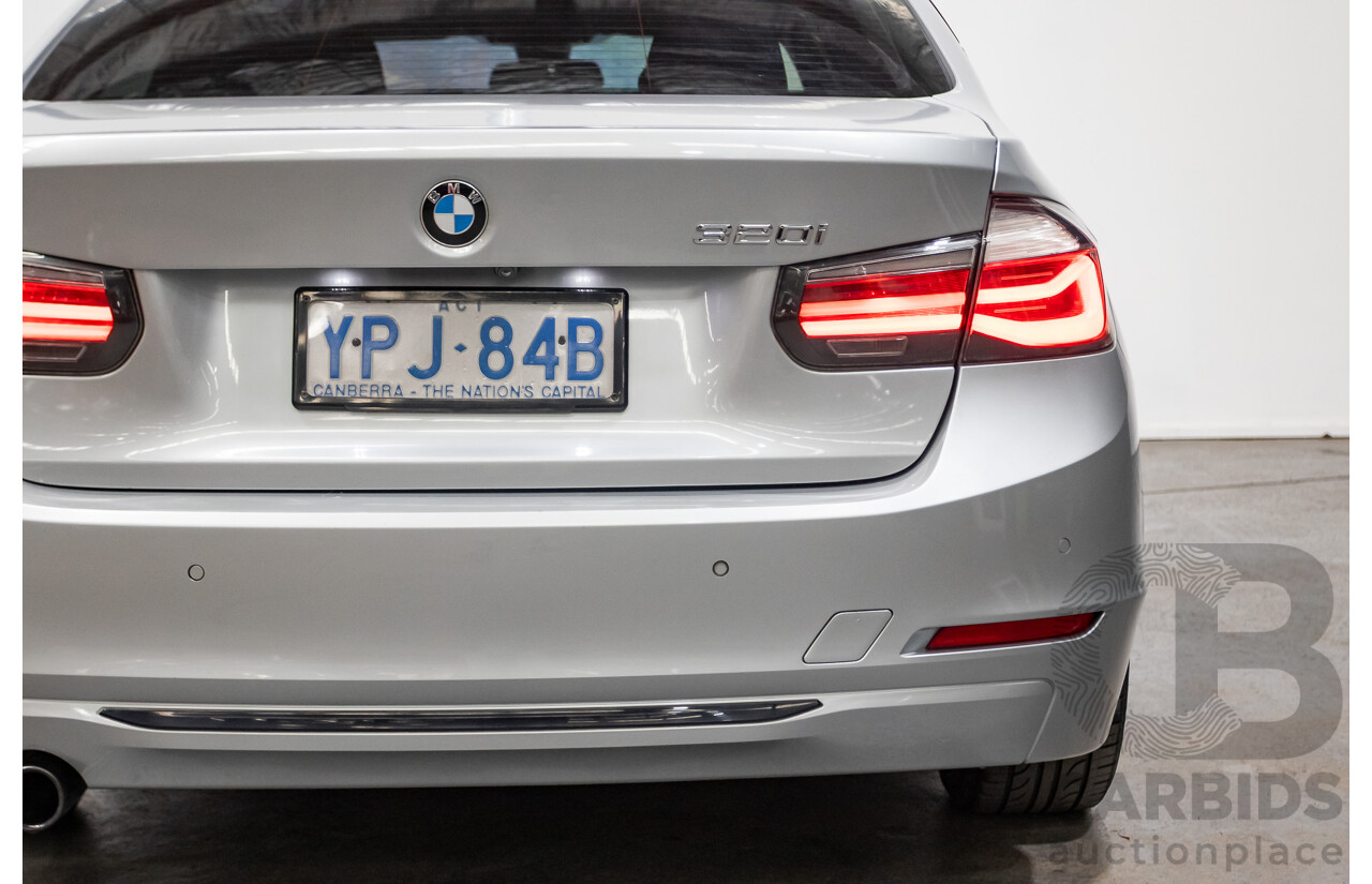 7/2015 BMW 320i Sport Line F30 MY15 4d Sedan Glacier Silver Metallic Turbo 2.0L