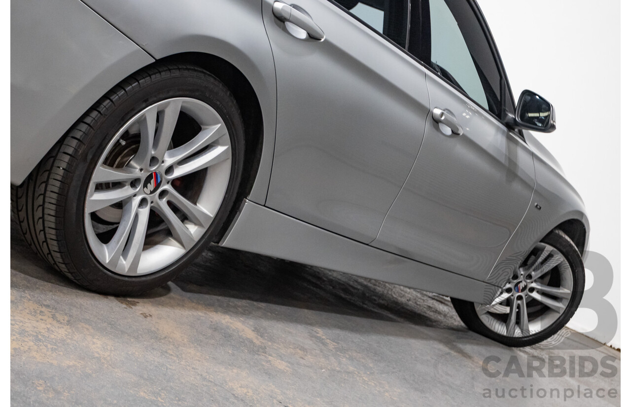 7/2015 BMW 320i Sport Line F30 MY15 4d Sedan Glacier Silver Metallic Turbo 2.0L