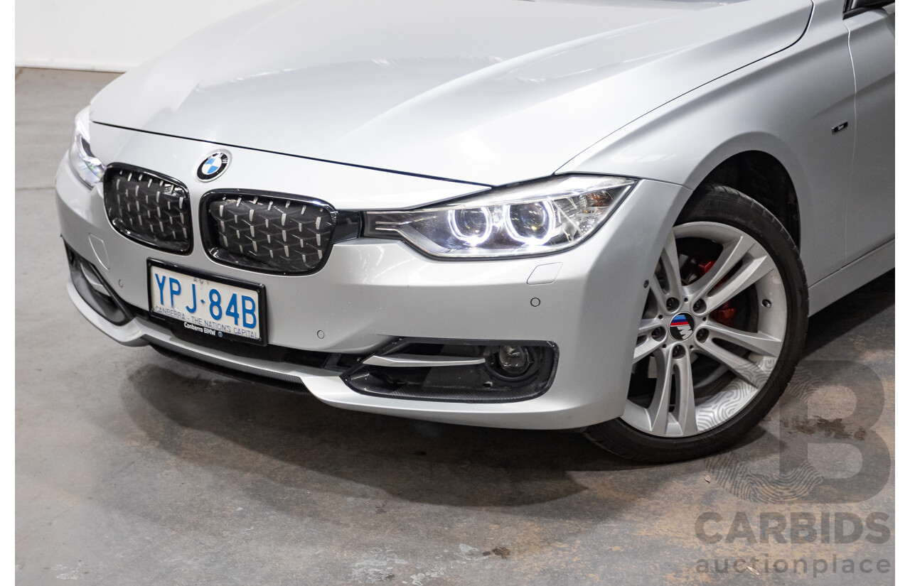 7/2015 BMW 320i Sport Line F30 MY15 4d Sedan Glacier Silver Metallic Turbo 2.0L