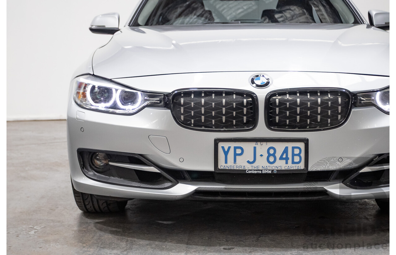 7/2015 BMW 320i Sport Line F30 MY15 4d Sedan Glacier Silver Metallic Turbo 2.0L