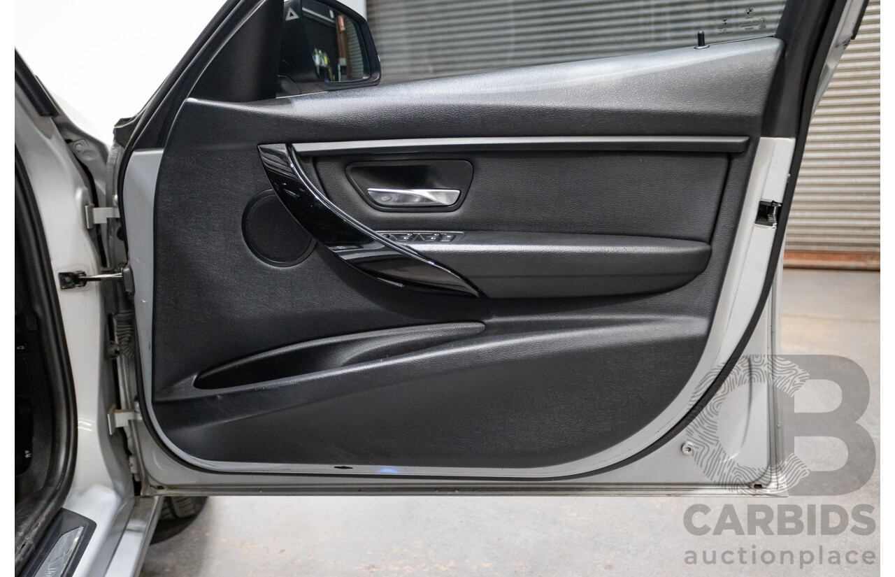 7/2015 BMW 320i Sport Line F30 MY15 4d Sedan Glacier Silver Metallic Turbo 2.0L