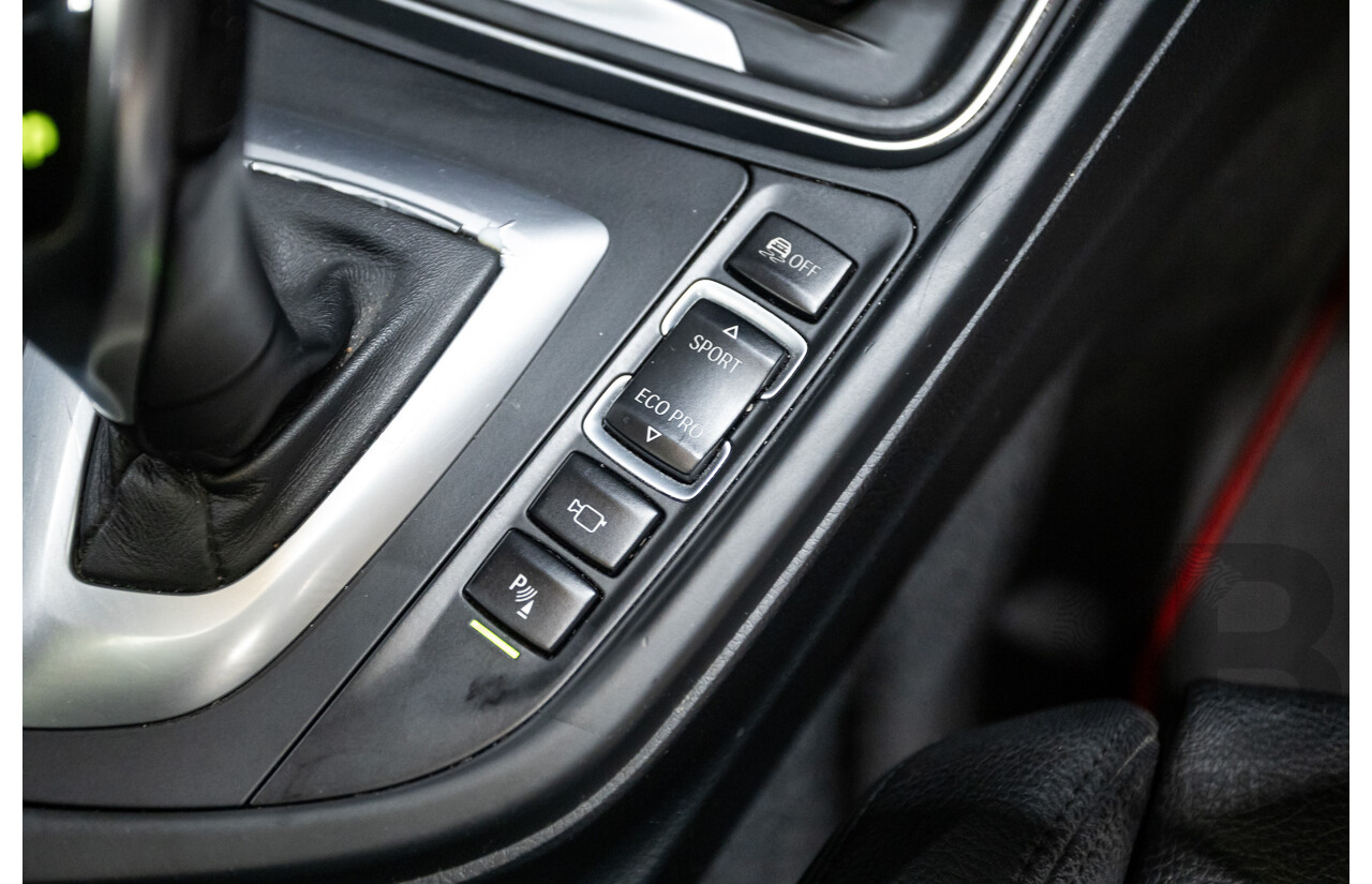 7/2015 BMW 320i Sport Line F30 MY15 4d Sedan Glacier Silver Metallic Turbo 2.0L