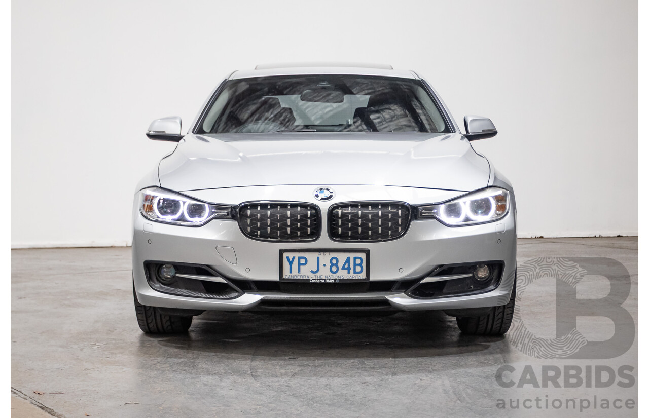 7/2015 BMW 320i Sport Line F30 MY15 4d Sedan Glacier Silver Metallic Turbo 2.0L