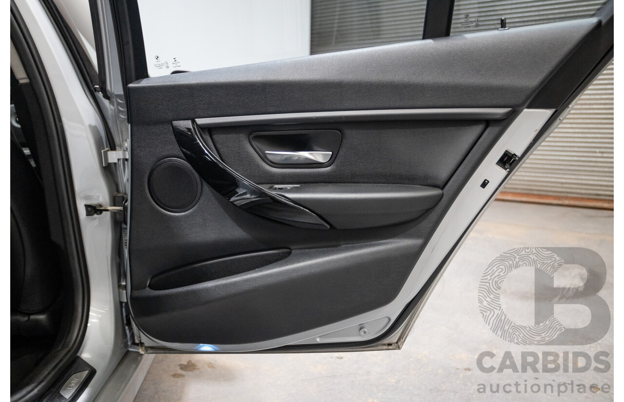 7/2015 BMW 320i Sport Line F30 MY15 4d Sedan Glacier Silver Metallic Turbo 2.0L