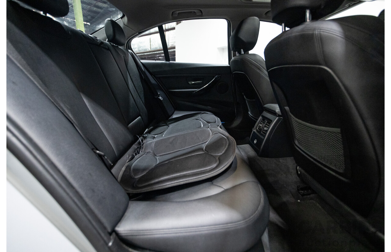 7/2015 BMW 320i Sport Line F30 MY15 4d Sedan Glacier Silver Metallic Turbo 2.0L