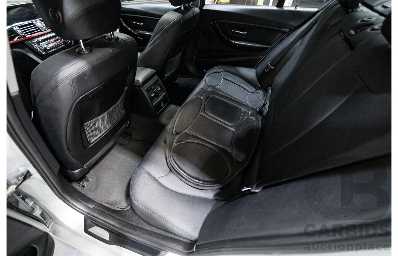 7/2015 BMW 320i Sport Line F30 MY15 4d Sedan Glacier Silver Metallic Turbo 2.0L