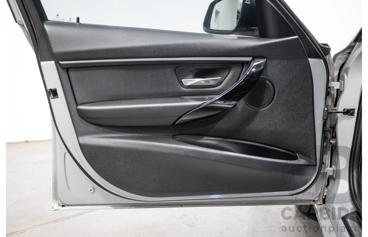 7/2015 BMW 320i Sport Line F30 MY15 4d Sedan Glacier Silver Metallic Turbo 2.0L