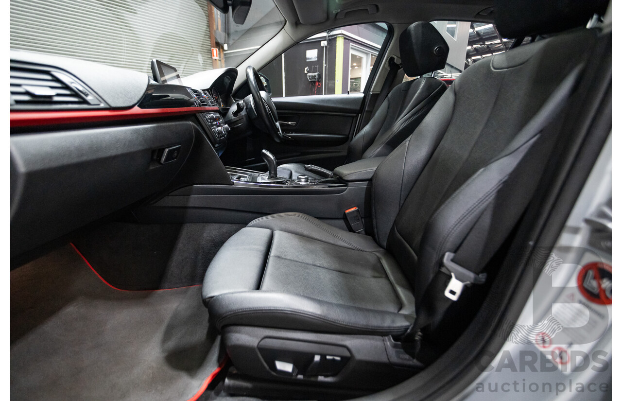 7/2015 BMW 320i Sport Line F30 MY15 4d Sedan Glacier Silver Metallic Turbo 2.0L