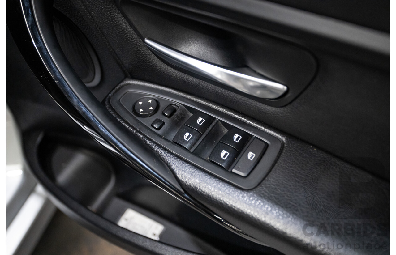 7/2015 BMW 320i Sport Line F30 MY15 4d Sedan Glacier Silver Metallic Turbo 2.0L