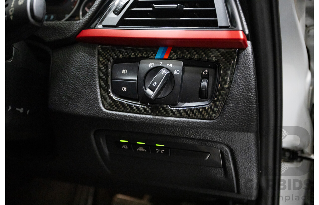 7/2015 BMW 320i Sport Line F30 MY15 4d Sedan Glacier Silver Metallic Turbo 2.0L