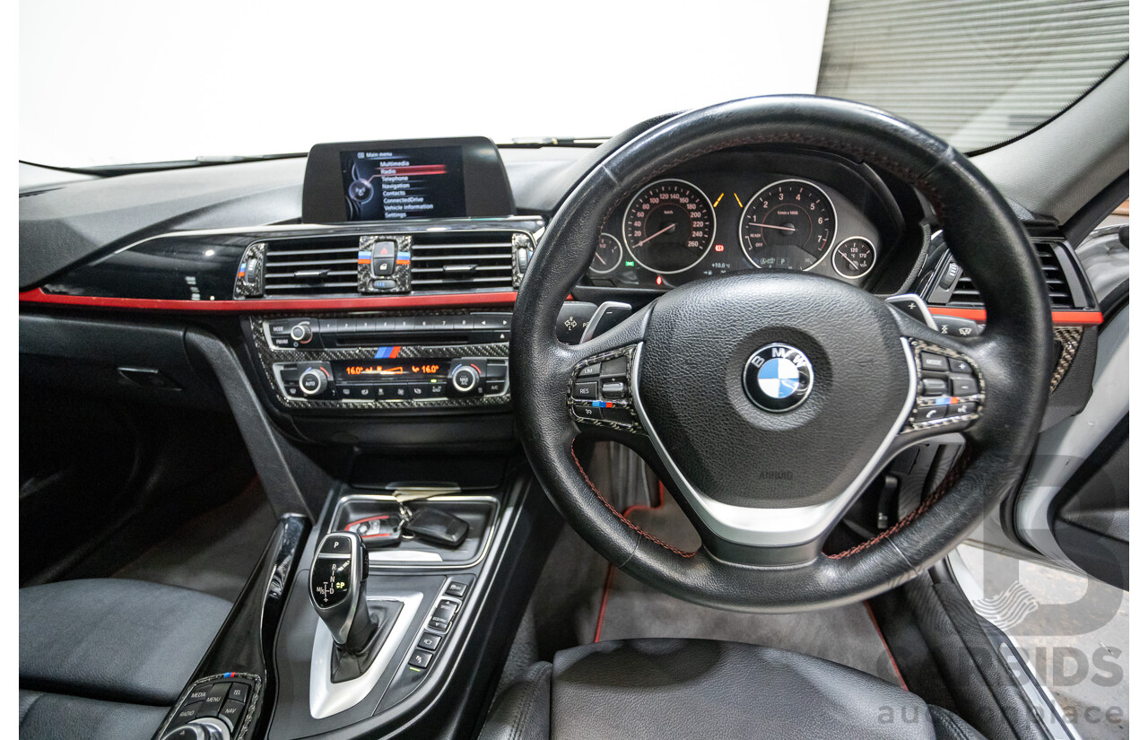 7/2015 BMW 320i Sport Line F30 MY15 4d Sedan Glacier Silver Metallic Turbo 2.0L