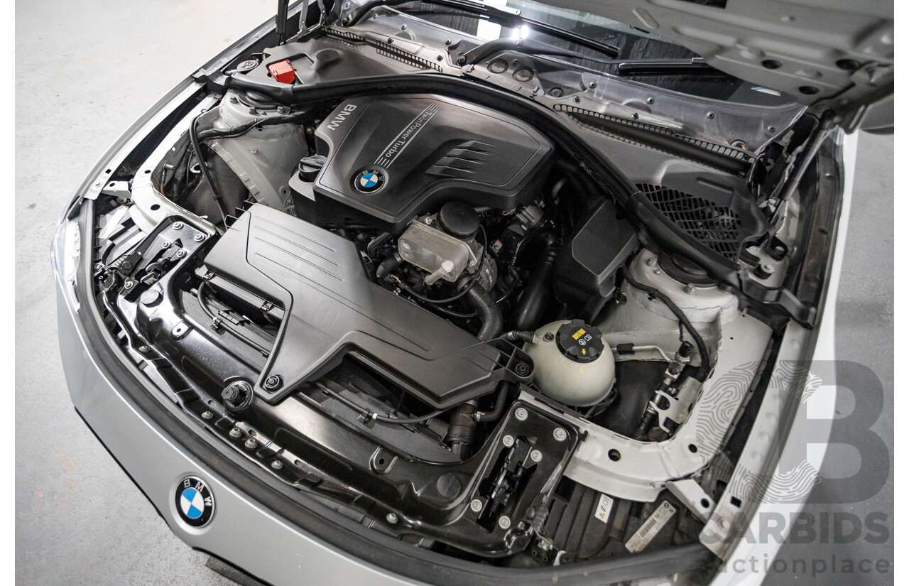 7/2015 BMW 320i Sport Line F30 MY15 4d Sedan Glacier Silver Metallic Turbo 2.0L