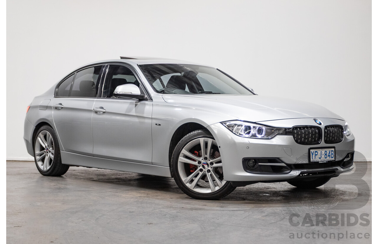 7/2015 BMW 320i Sport Line F30 MY15 4d Sedan Glacier Silver Metallic Turbo 2.0L