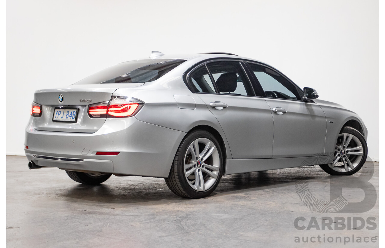 7/2015 BMW 320i Sport Line F30 MY15 4d Sedan Glacier Silver Metallic Turbo 2.0L