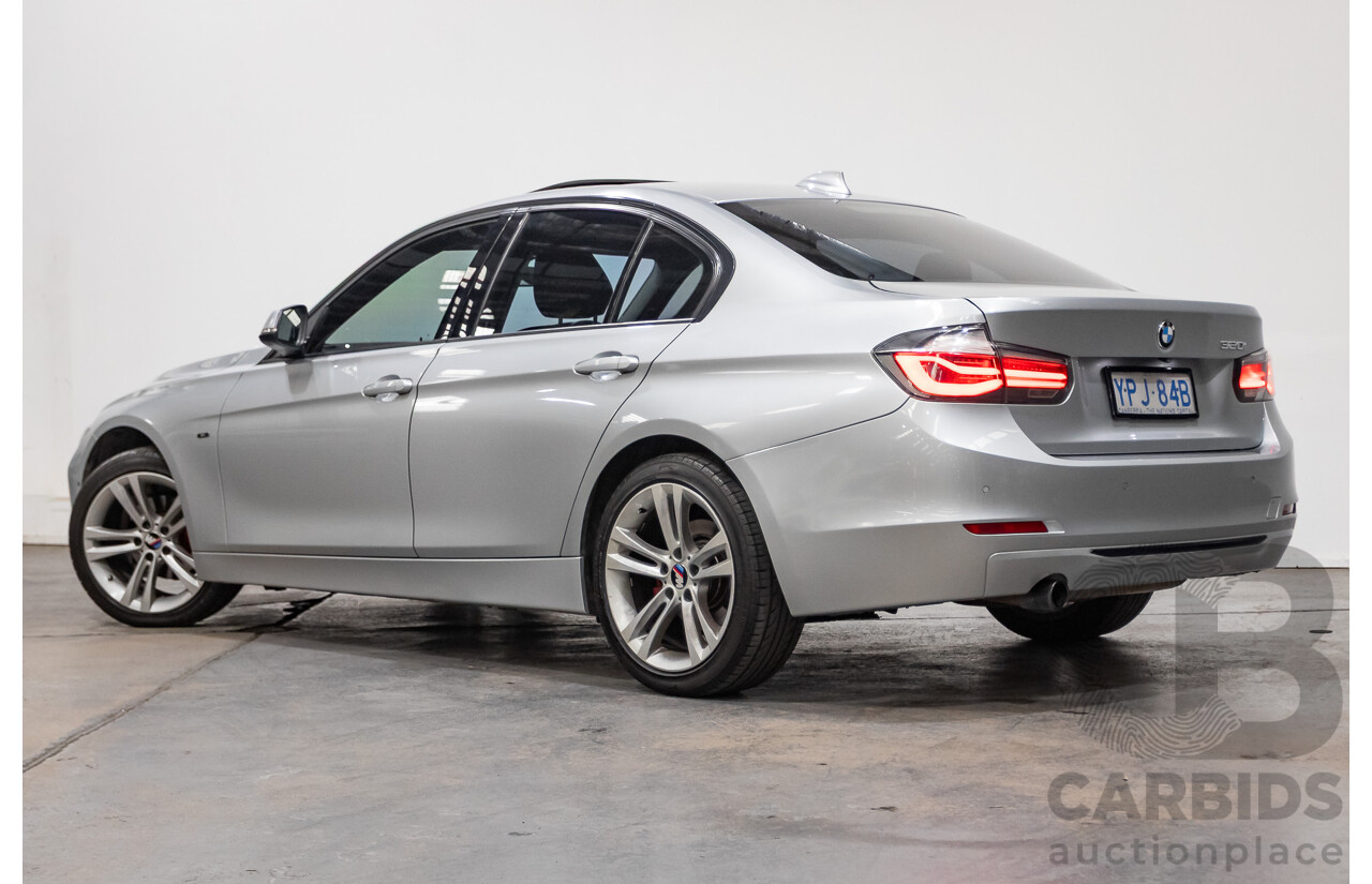 7/2015 BMW 320i Sport Line F30 MY15 4d Sedan Glacier Silver Metallic Turbo 2.0L
