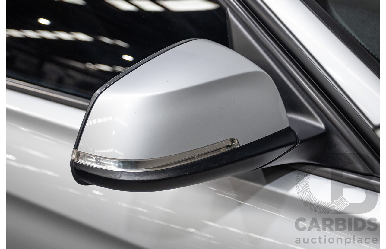 7/2015 BMW 320i Sport Line F30 MY15 4d Sedan Glacier Silver Metallic Turbo 2.0L