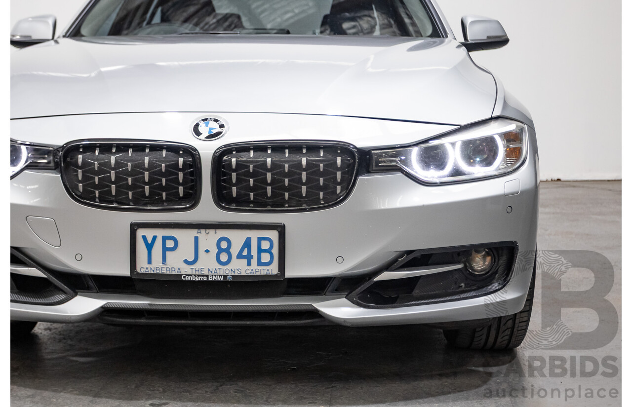 7/2015 BMW 320i Sport Line F30 MY15 4d Sedan Glacier Silver Metallic Turbo 2.0L