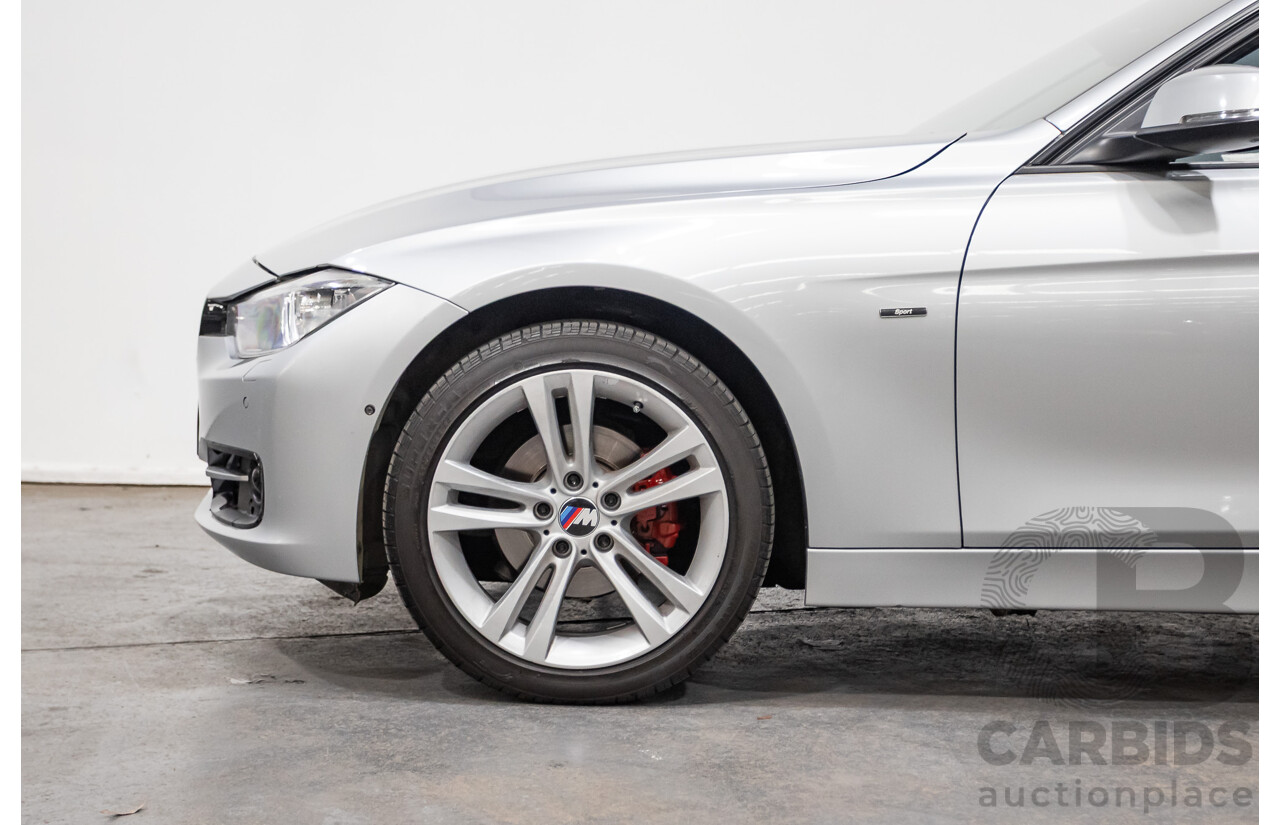 7/2015 BMW 320i Sport Line F30 MY15 4d Sedan Glacier Silver Metallic Turbo 2.0L