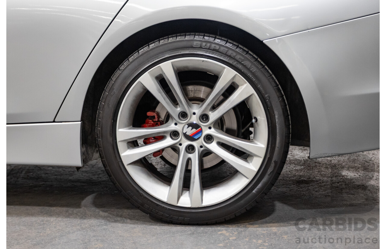 7/2015 BMW 320i Sport Line F30 MY15 4d Sedan Glacier Silver Metallic Turbo 2.0L