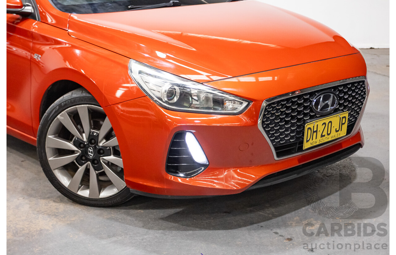 03/2018 Hyundai i30 SR PD 4D Hatchback Pheonix Orange Metallic 1.6L