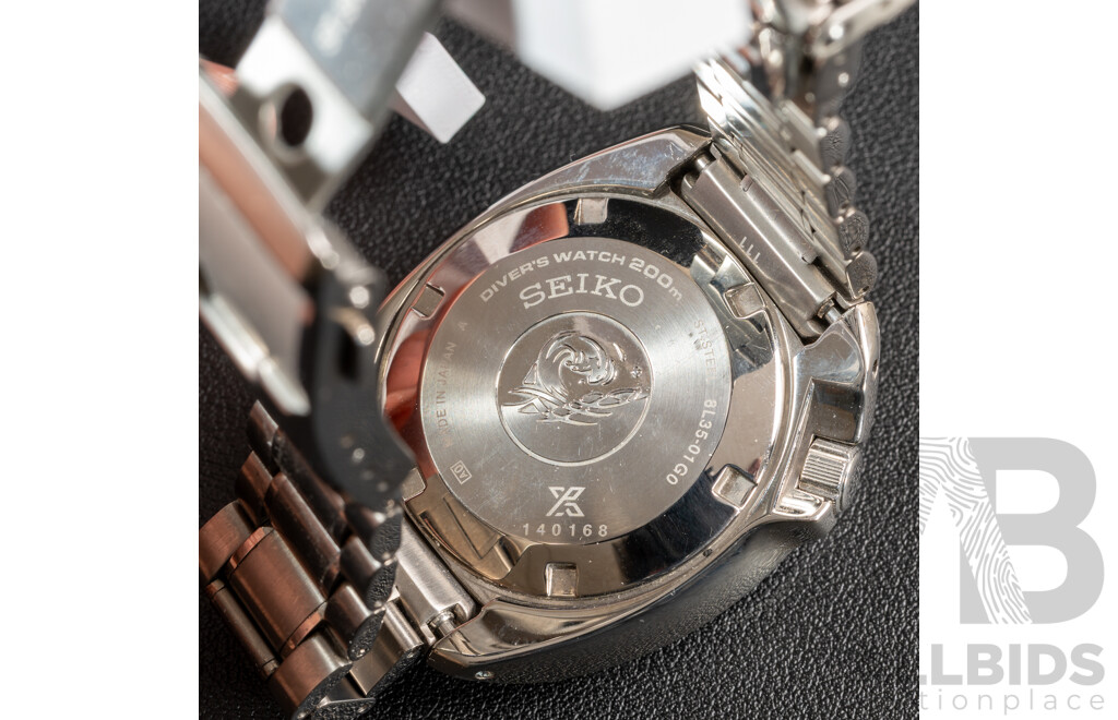 Seiko 44mm 'Uemura' 200m Divers Watch, Model SLA051/SBDX047