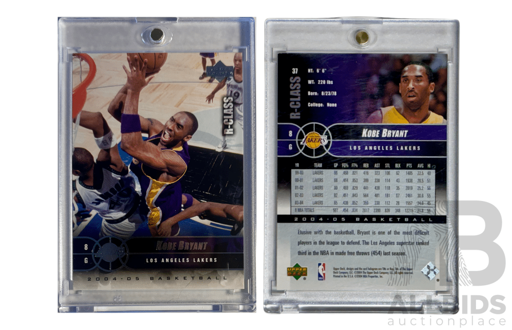 Kobe Bryant Upper Deck MP Basketball Card From The 2003-04 Season.