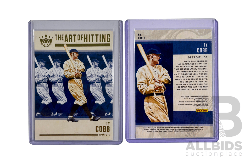 Ty Cobb 150 Years Of Fun Commemorative Card