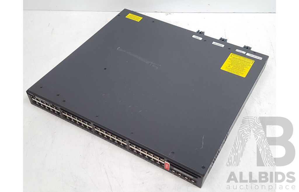 Cisco (WS-C3650-48TS-L) Catalyst 3650 48 4X1G 48-Port Gigabit Ethernet Switch