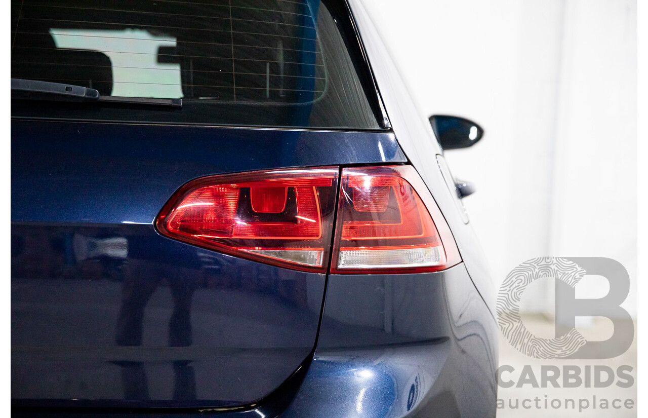 02/2014 Volkswagen Golf GTi AU MY14 5d Hatchback Night Blue Metallic Turbo 2.0L