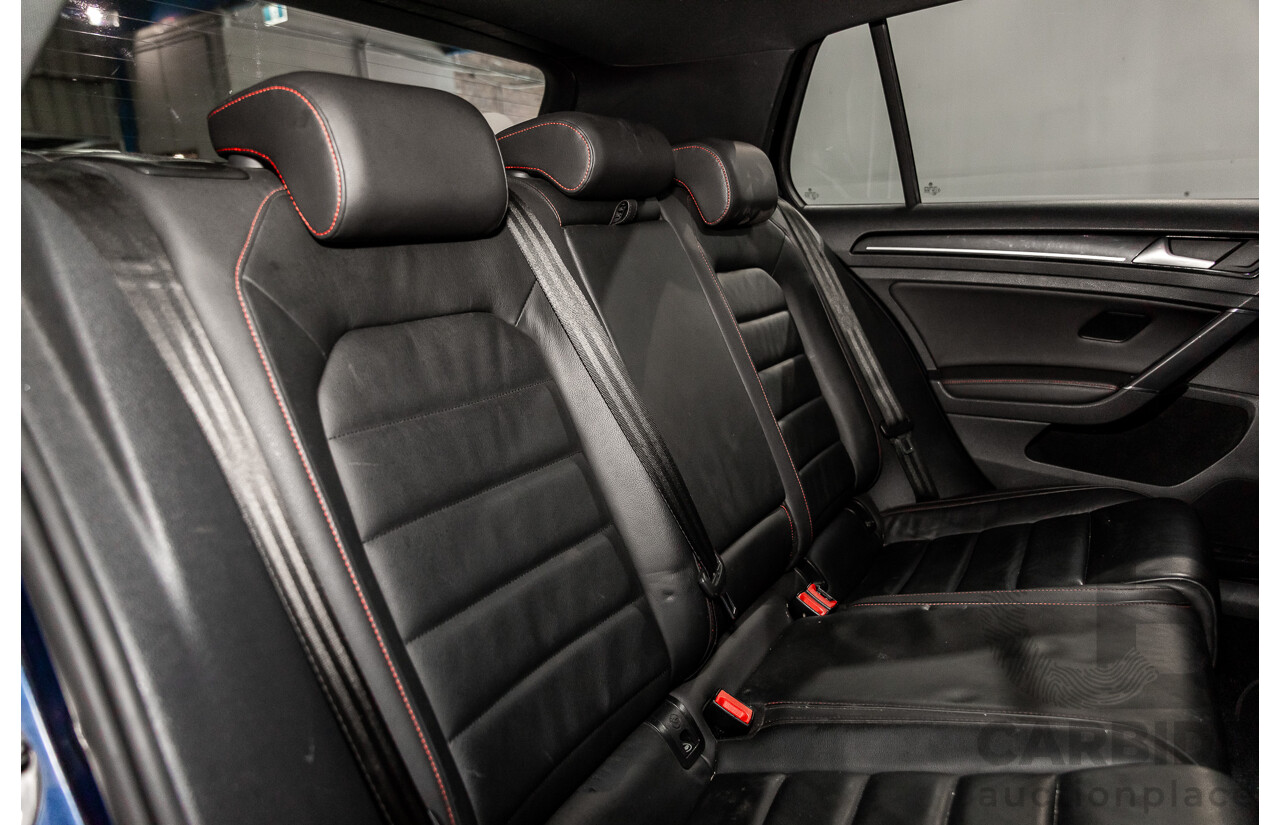 02/2014 Volkswagen Golf GTi AU MY14 5d Hatchback Night Blue Metallic Turbo 2.0L