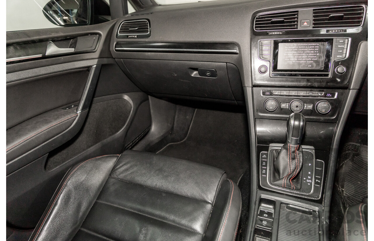 02/2014 Volkswagen Golf GTi AU MY14 5d Hatchback Night Blue Metallic Turbo 2.0L