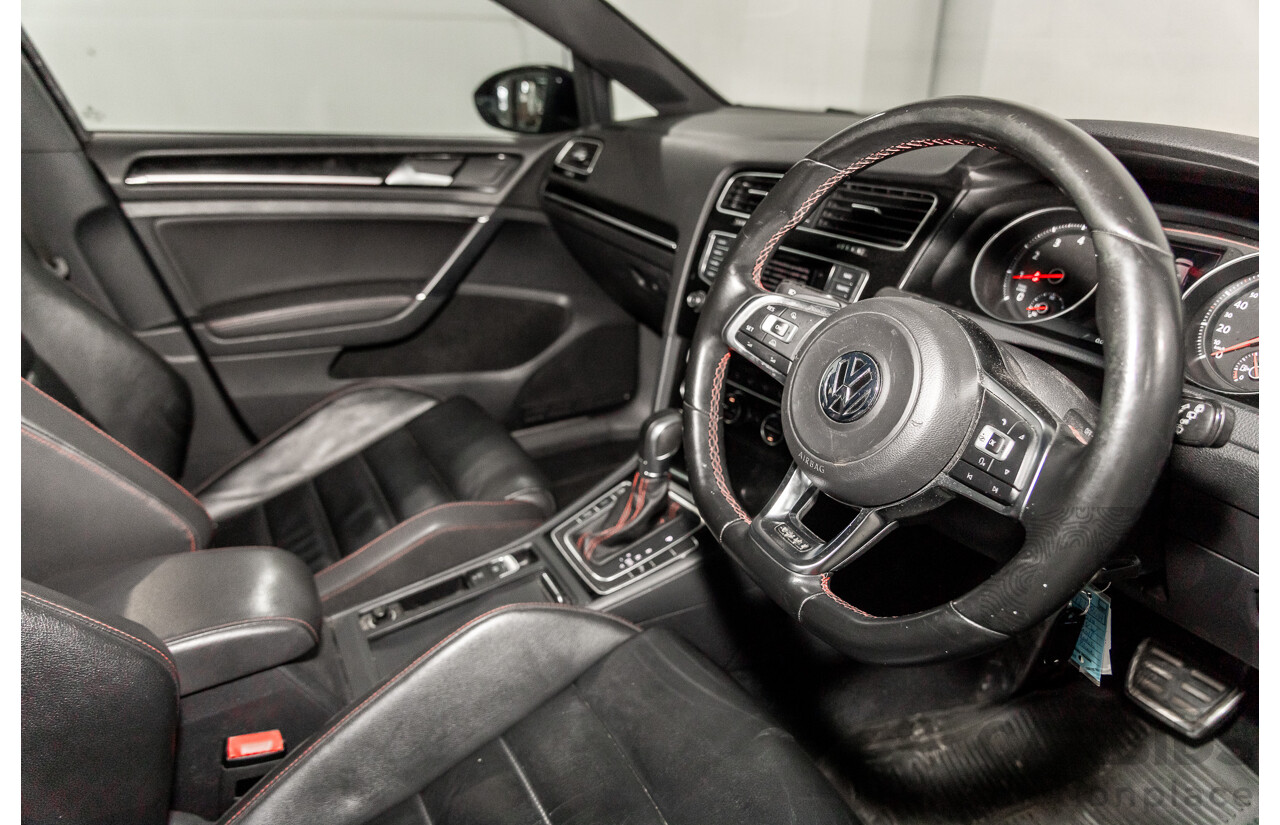 02/2014 Volkswagen Golf GTi AU MY14 5d Hatchback Night Blue Metallic Turbo 2.0L