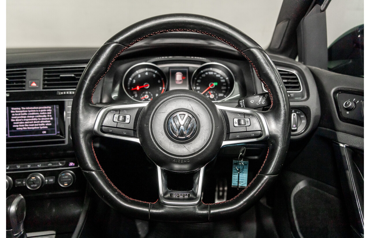 02/2014 Volkswagen Golf GTi AU MY14 5d Hatchback Night Blue Metallic Turbo 2.0L