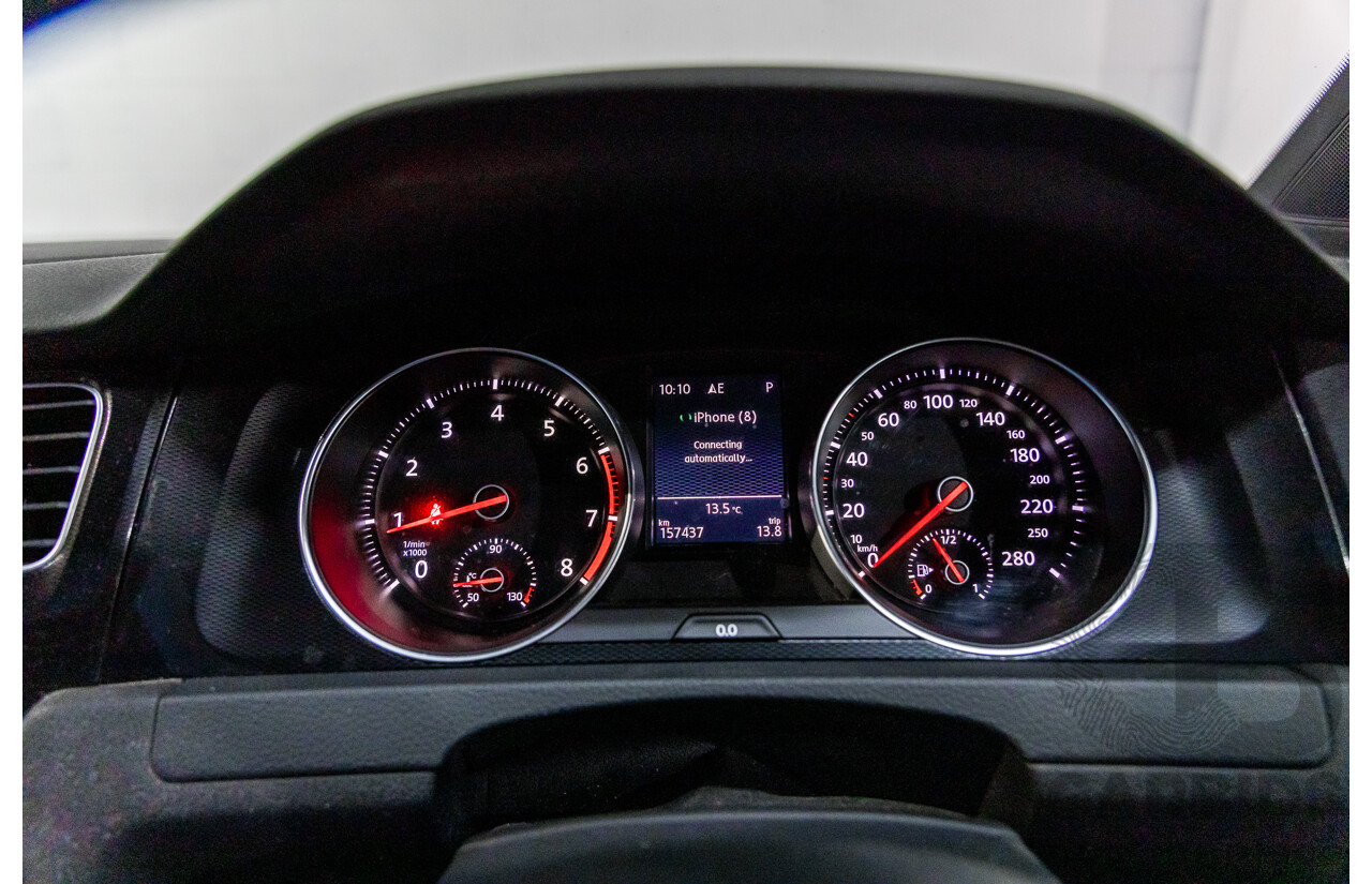 02/2014 Volkswagen Golf GTi AU MY14 5d Hatchback Night Blue Metallic Turbo 2.0L