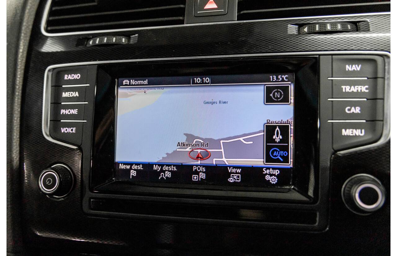 02/2014 Volkswagen Golf GTi AU MY14 5d Hatchback Night Blue Metallic Turbo 2.0L